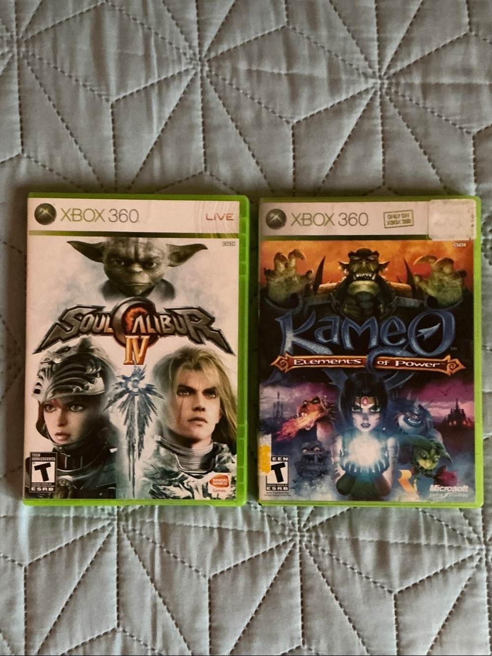 Microsoft Xbox 360 Game Set (Kameo: Elements of Power, Soul Calibur IV)